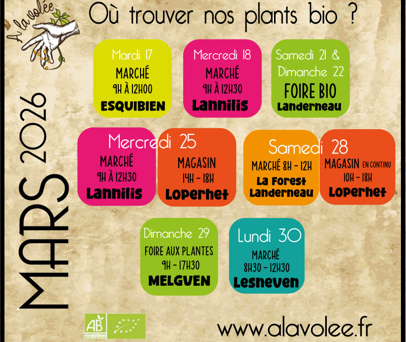 2026… où trouver nos plants en Mars ?